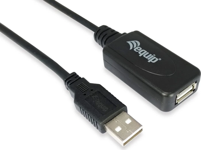 Equip USB 2.0 aktives Verlängerungskabel A/A, 15m