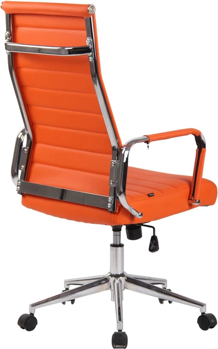 CLP Kolumbus Kunstleder Bürostuhl, orange
