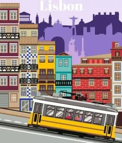 Ravensburger Malen nach Zahlen Farbenfrohes Lissabon