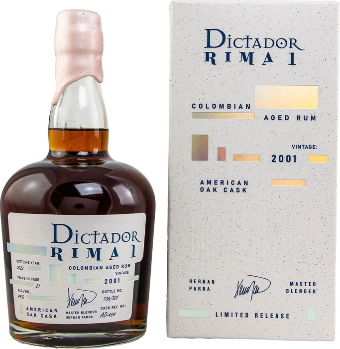 Dictador Rima 1 2001 American Oak Cask 700ml