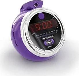 Metronic UKW-Radiowecker Pop Purple