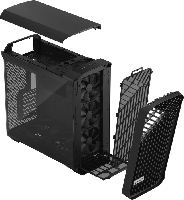 Fractal Design Torrent Black TG Light Tint, Glasfenster