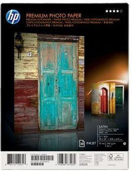 HP Premium Fotopapier satiniert A3+ 240g/m², 25 Blatt