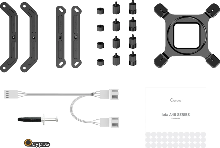 Ocypus Iota A40 WH Dual Fan, weiß