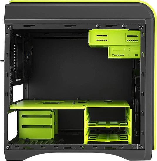 AeroCool DS Cube Green Window Edition, Acrylfenster