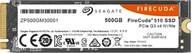 Seagate FireCuda 510 SSD +Rescue 500GB, M.2 2280 / M-Key / PCIe 3.0 x4