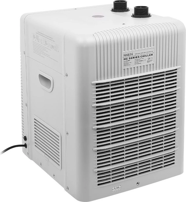 Hailea HC Series 500A Aquarienkühler, Durchlaufkühler mit Kompressor, 200-, weiß