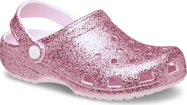 Crocs Classic Chunky Glitter Clog pink milk (Junior)