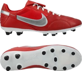 Nike Premier 3 FG Low-Top cinnabar/university red/sail/metallic silver (Herren)