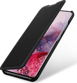 Stilgut Book Type Leather Case Nappa für Samsung Galaxy S20 schwarz