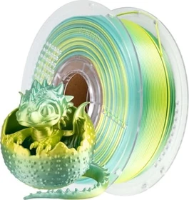 AzureFilm PLA Silk, Rainbow Lemon Mist, Spule, 1.75mm