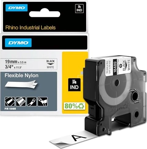 Dymo Hochleistungs-Beschriftungsband 19 mm x 3,5 m weiß, 1.9 cm