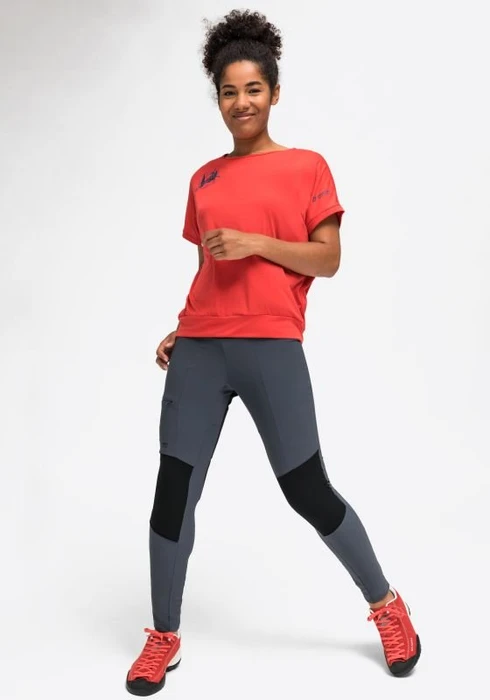 Maier Sports Dacit Tight Hose lang ombre blue (Damen)