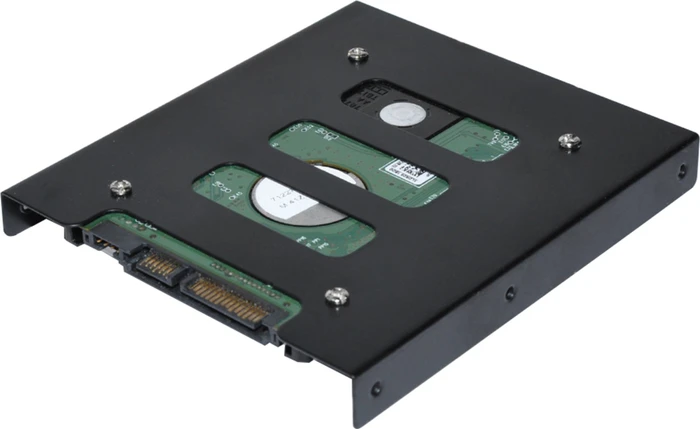 Ultron 3.5" auf 1x 2.5" Einbaurahmen, schwarz