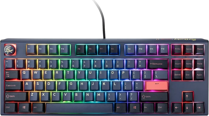 Ducky One 3 TKL, Cosmic Blue, PBT, LEDs RGB, MX SPEED RGB Silver, USB, US