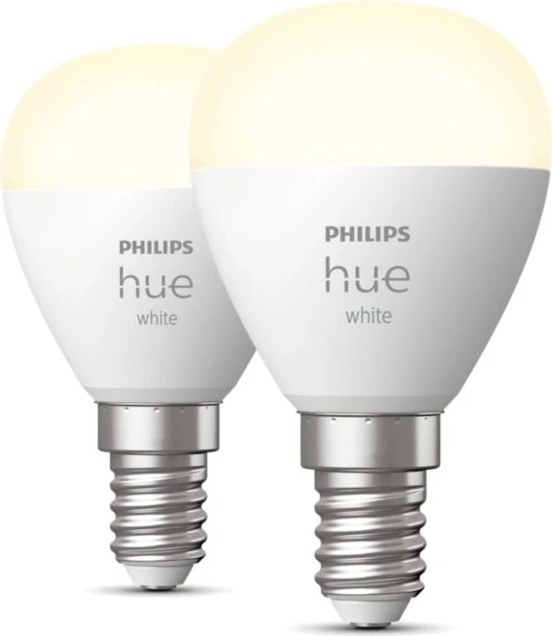 Philips Hue White 470 LED-Bulb E14 5.7W/827, 2 Stück