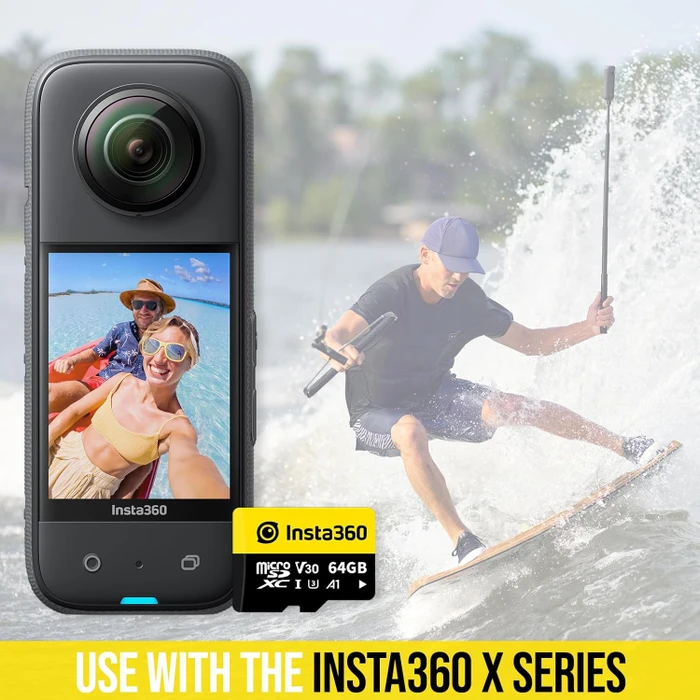 Insta360 Memory Card 64GB, UHS-I U3, A1, Class 10