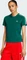 adidas 3-Streifen Slim T-Shirt kurzarm team dark green/bold green/white/better scarlet (Damen) Vorschaubild