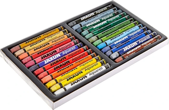 Jaxon Aquarell Wachspastellkreide, 24 Farben