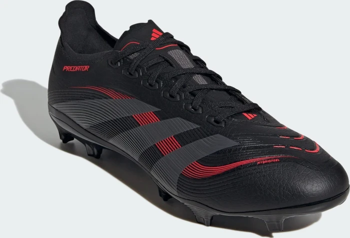 adidas Predator League FG/MG core black/grey four/lucid red (Herren)