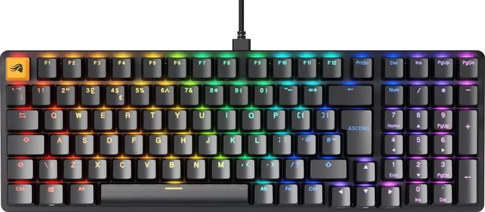 Glorious GMMK 2 Full Size, 96%, schwarz, LEDs RGB, Glorious Fox Linear, USB, UK