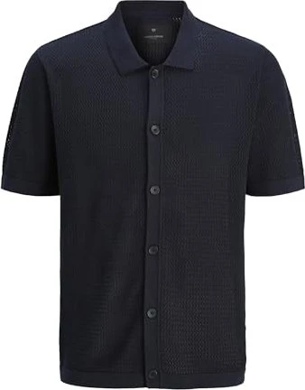 Jack & Jones Cooper Knit Poloshirt kurzarm night sky (Herren)