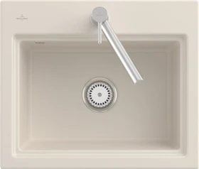 Villeroy & Boch Subway Style 60 S Einbau Becken mittig crema