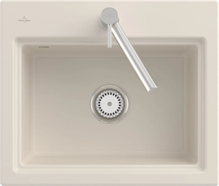 Villeroy & Boch Subway Style 60 S Einbau Becken mittig crema