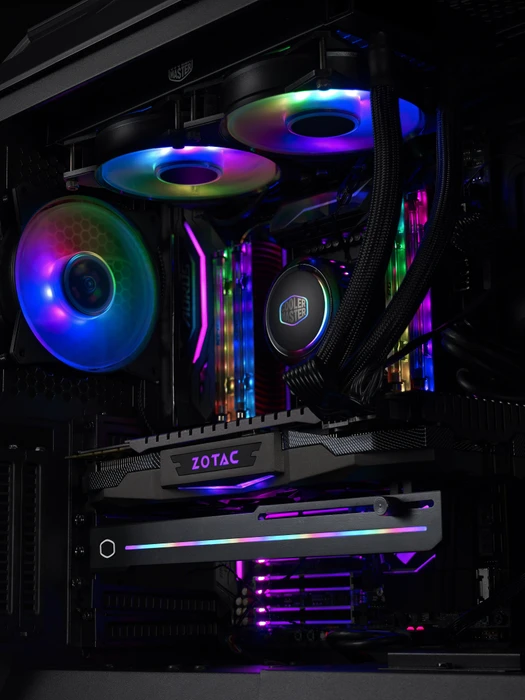 Cooler Master ELV8, RGB, schwarz, Grafikkarten-Halterung 1-fach