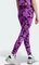 adidas Train Essentials Seasonal Printed High Waisted Hose 7/8 aurora black/purple burst (Junior) Vorschaubild