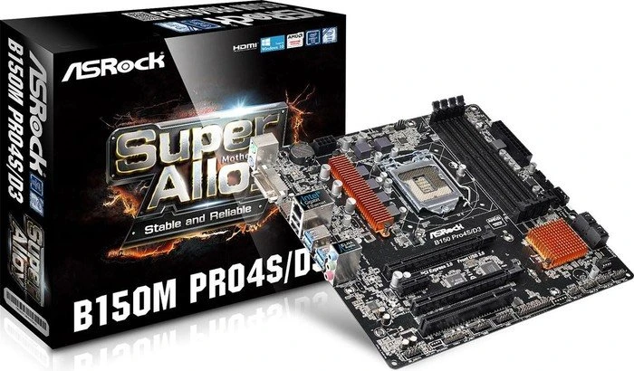 ASRock B150M Pro4S/D3 (Intel 1151)