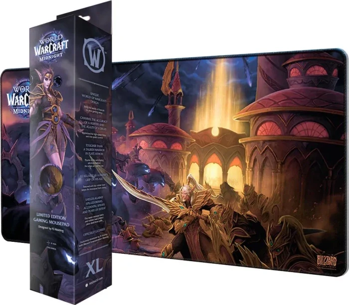 Blizzard World of WarCraft XL Gaming Mousepad, 900x420mm, Midnight Xal'atath Key Art