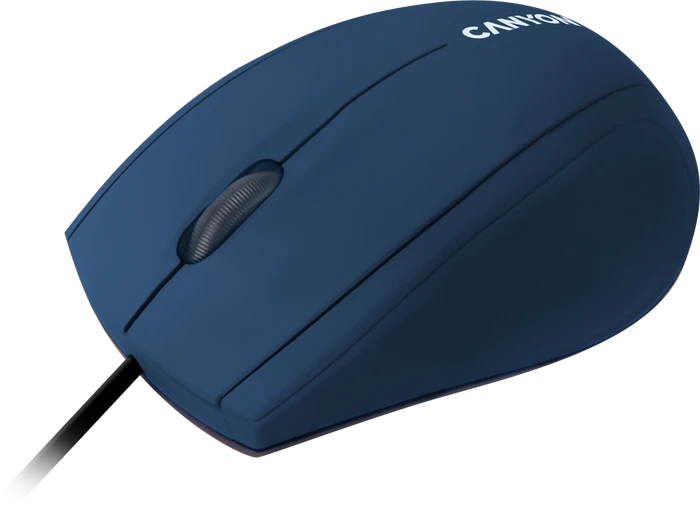 Canyon W-05 Wired Mouse blau, USB