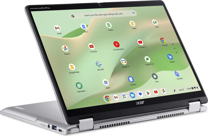 Acer Chromebook Spin 314 CP314-2HN-C0TP, Sparkly Silver, N100, 8GB RAM, 64GB Flash, DE