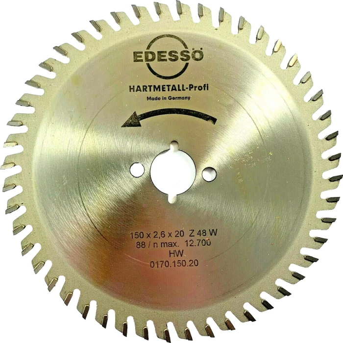 Edessö Type 170 Kreissägeblatt 48Z, 150x1.6x20mm, 1 Stück