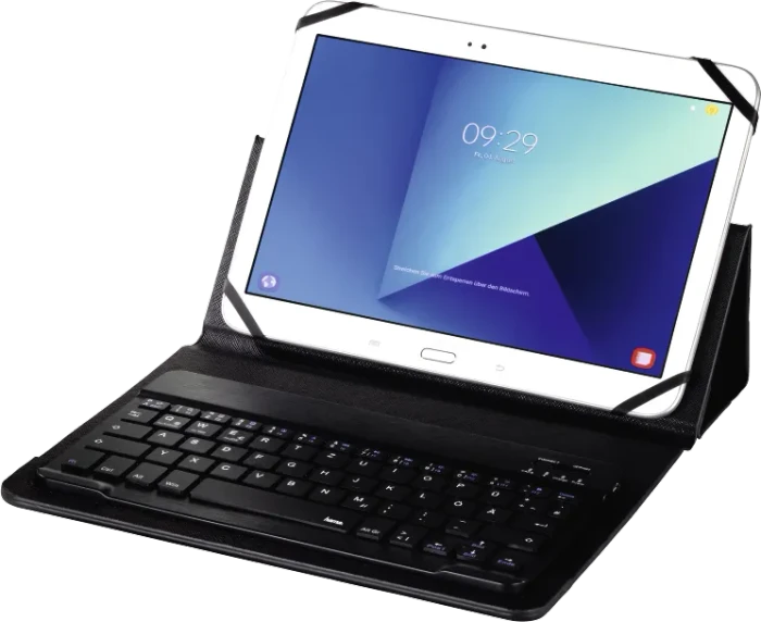 Hama KEY4ALL X3100 Tastatur mit Tablet-Tasche, schwarz, Bluetooth, DE