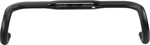 Deda Gravel100 31.7mm Rennrad Lenker 130mm/75mm/12° 460mm black on black