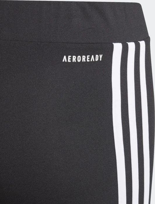 adidas Designed 2 Move 3-Streifen Hose lang schwarz/weiß (Junior)