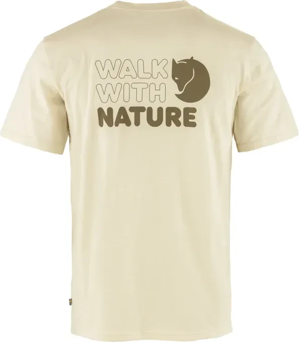 Fjällräven Walk with Nature Funktionsshirt kurzarm chalk white (Herren)
