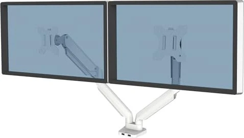 Fellowes Platinum Series Doppel Monitorarm weiß