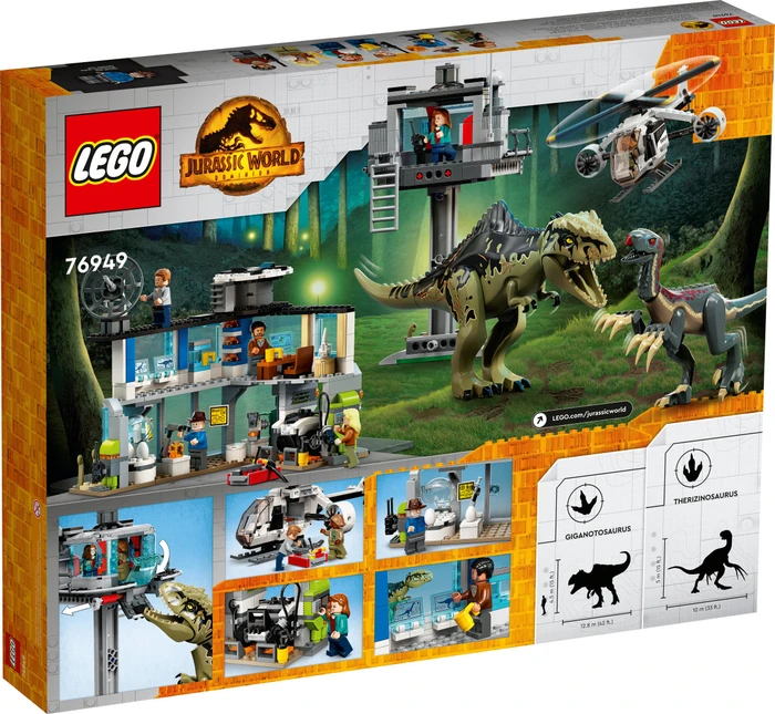 LEGO Jurassic World - Giganotosaurus & Therizinosaurus Angriff