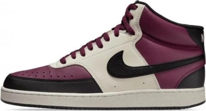 Nike Court Vision Mid Next Nature dark beetroot/sail/schwarz (Herren)