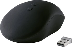 Renkforce Hygiene-Funkmaus schwarz, antimikrobiell, IP53 spritzwassergeschützt, USB (RF-4284826)