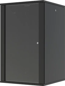 Lanview 19" Wandgehäuse 20HE, Flatpack, Glastür, IP20, RAL 9005, 450mm tief