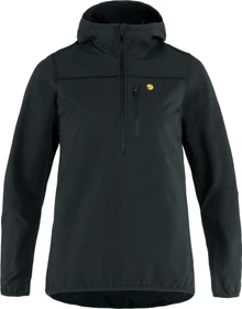Fjällräven Bergtagen Stretch Half Zip Anorak schwarz (Damen)