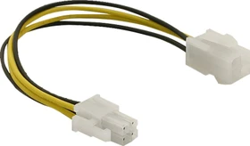 DeLOCK 4-Pin P4 female auf 4-Pin P4 male Adapter 15cm