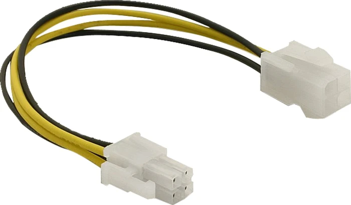 DeLOCK 4-Pin P4 female auf 4-Pin P4 male Adapter 15cm