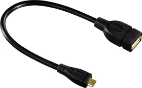 Hama USB 2.0 Adapterkabel USB Micro-B [Stecker] / USB-A [Buchse]