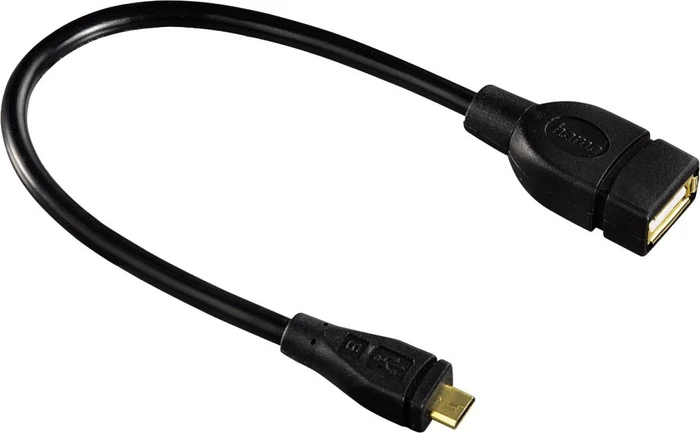 Hama USB 2.0 Adapterkabel USB Micro-B [Stecker] / USB-A [Buchse]