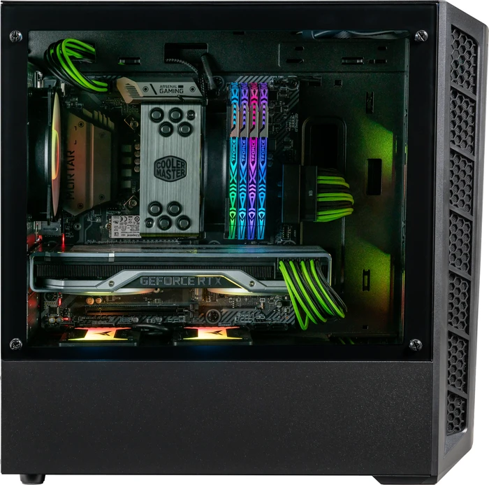 Cooler Master MasterBox MB311L ARGB, inkl. LED-Steuerung, Glasfenster